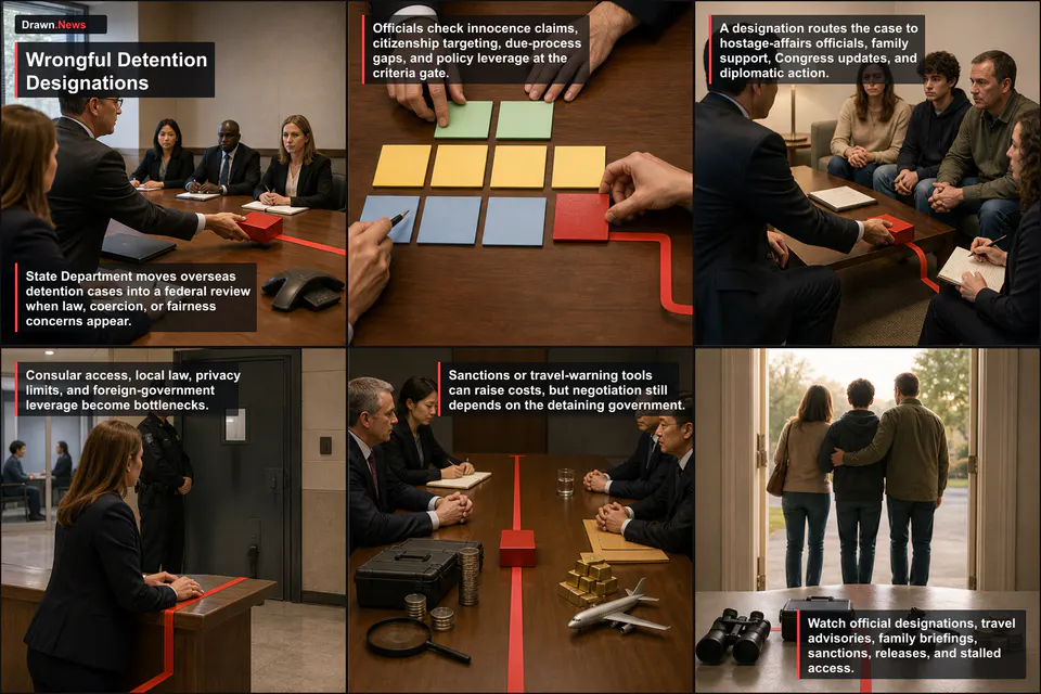 Drawn.News visual guide: Wrongful Detention Designations