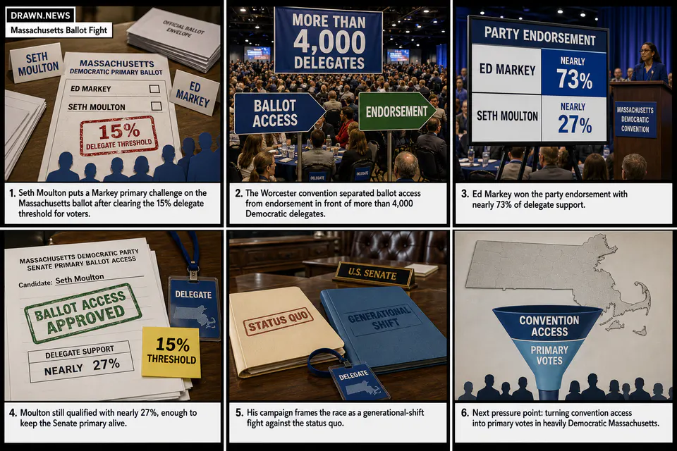 Drawn.News visual brief: Moulton challenges Markey in Massachusetts primary