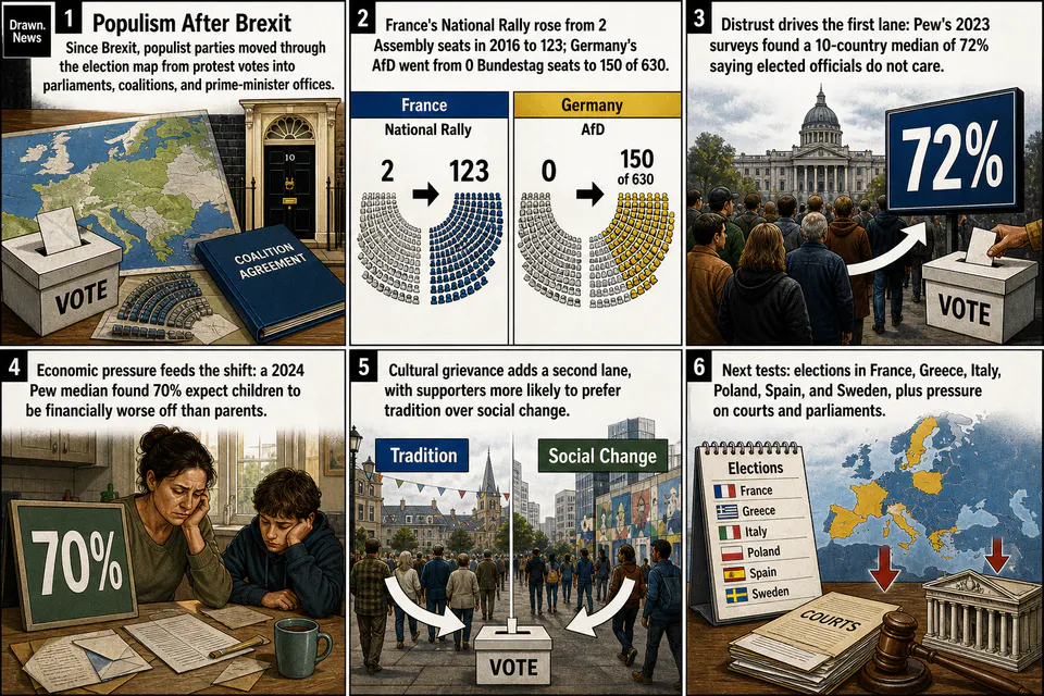 Drawn.News visual brief: Populism After Brexit