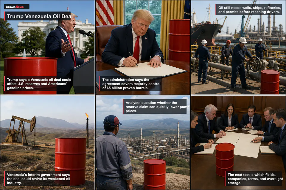 Drawn.News visual u.s. & politics: Trump Venezuela Oil Deal